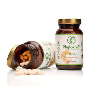 Vitamin C Bioaktiv mit Hagenbutte – seitliche Ansicht der Packung Bio
