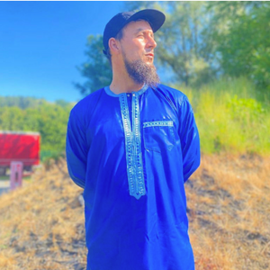 Fulani Maki Kameez traditionelles Gewand aus Guinea