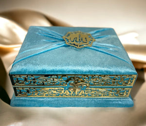 Geschenk Qur‘An Mit Standbox - Samt – Materialdetails