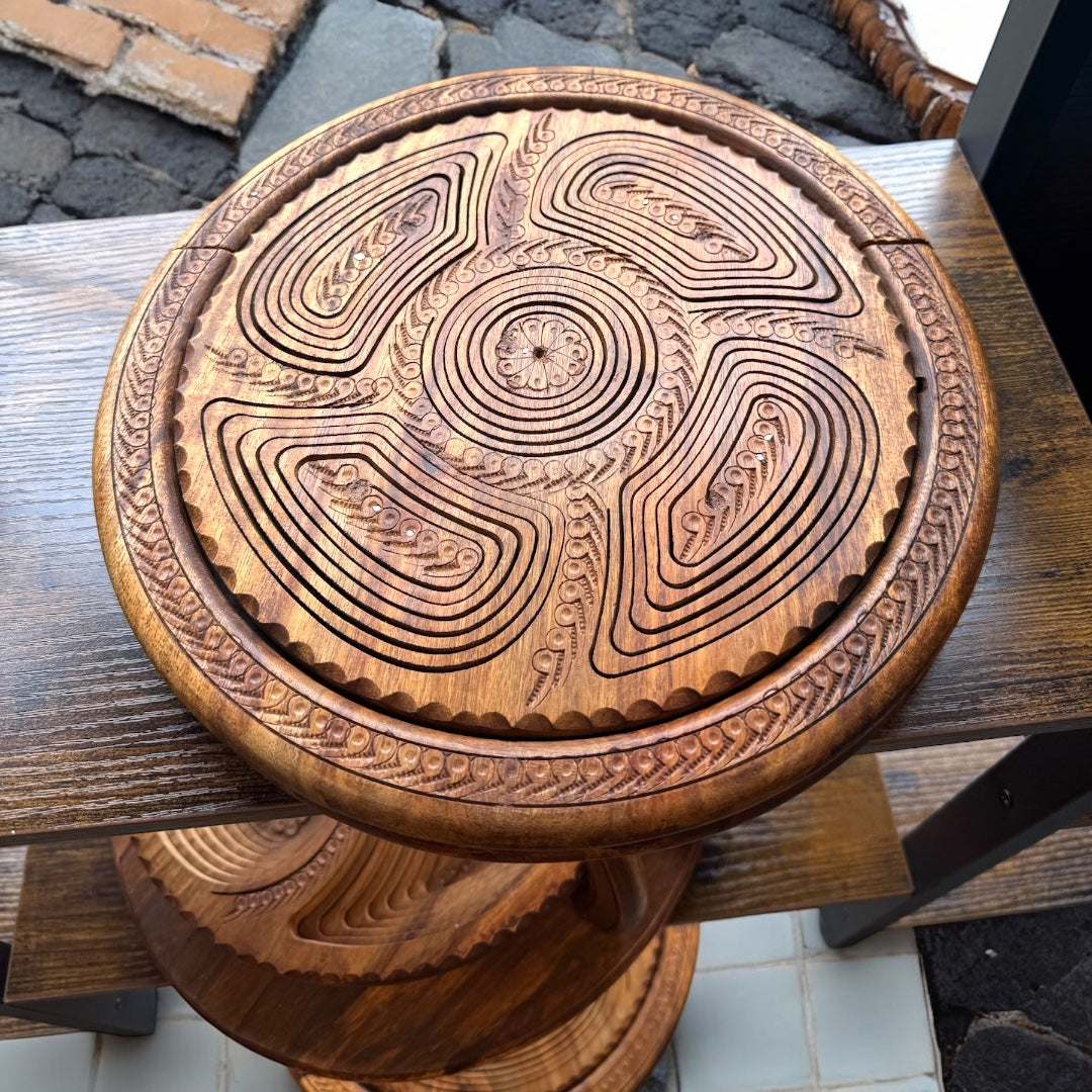 Handicraft Obstkorb Palisaden Holz