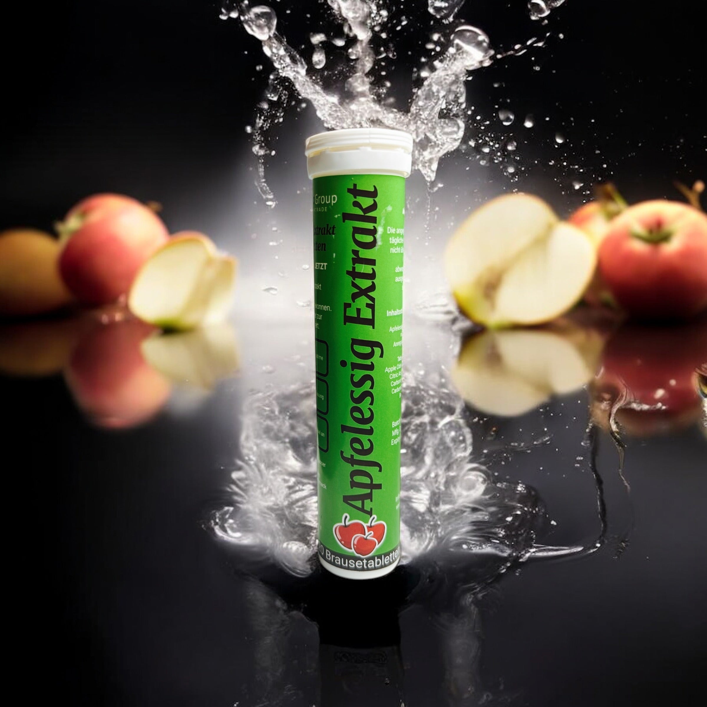 Apfelessig Brausetabletten mit Vitamin B6 und B12