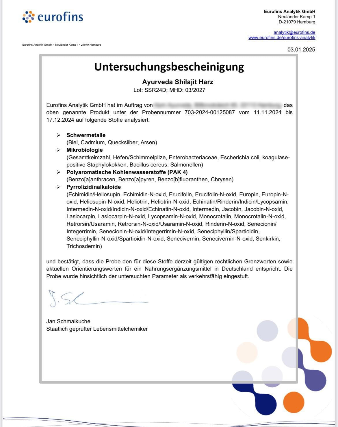 Shilajit Mumijo Resin kaufen | 100% Rein & Laborgeprüft | BarakkaGroup