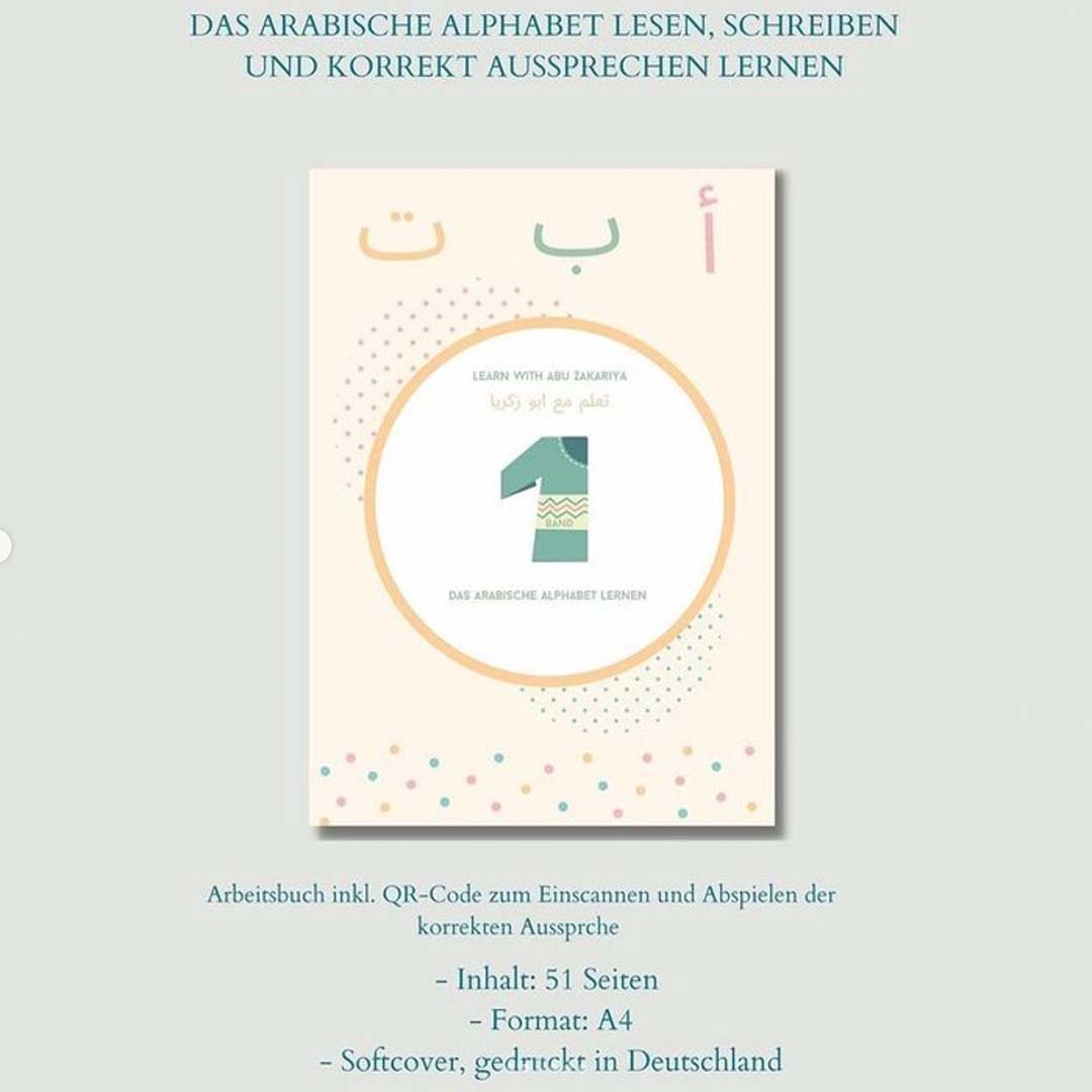 Arabisch Lernheft fuer Kinder ab 5 Jahren mit Illustrationen