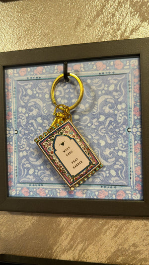 Work Hard Pray Harder Office Bild 10x15 cm