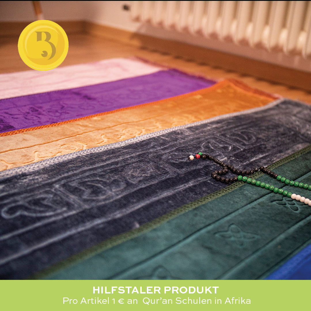 Dicke Gebetsteppiche mit komfortabler Polsterung fuer harten Boden