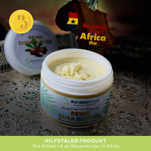 Rohe Shea Butter ohne Zusatzstoffe fuer taegliche Hautpflege