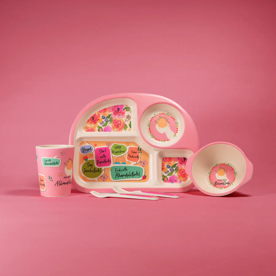 Kids Tischservice Arabic Alphabet und Super Muslima