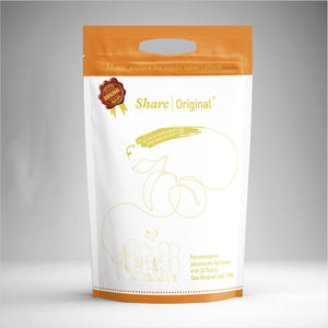 Fermentierte gruene Pflaumen und Pomelo 30 Monate