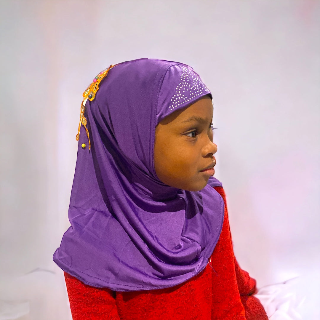 Kinder Hijab aus Somalia – Detailansicht