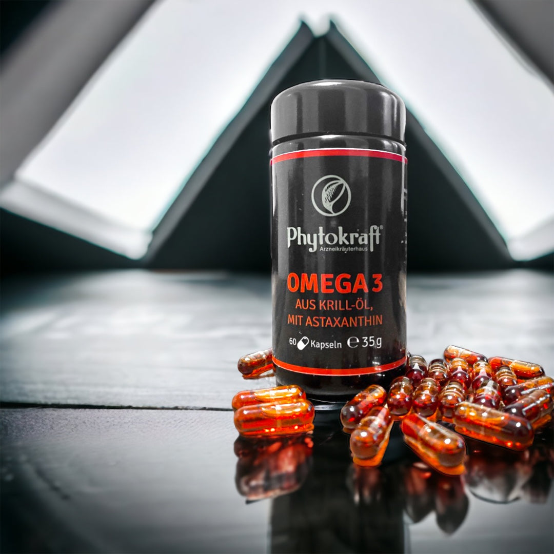 Natuerliches Omega 3 mit Krilloel und Astaxanthin