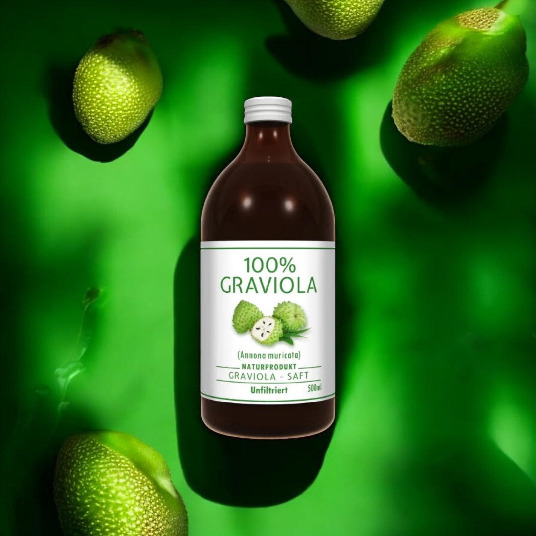 Graviola Saft 500 ml aus 100 Prozent Frucht