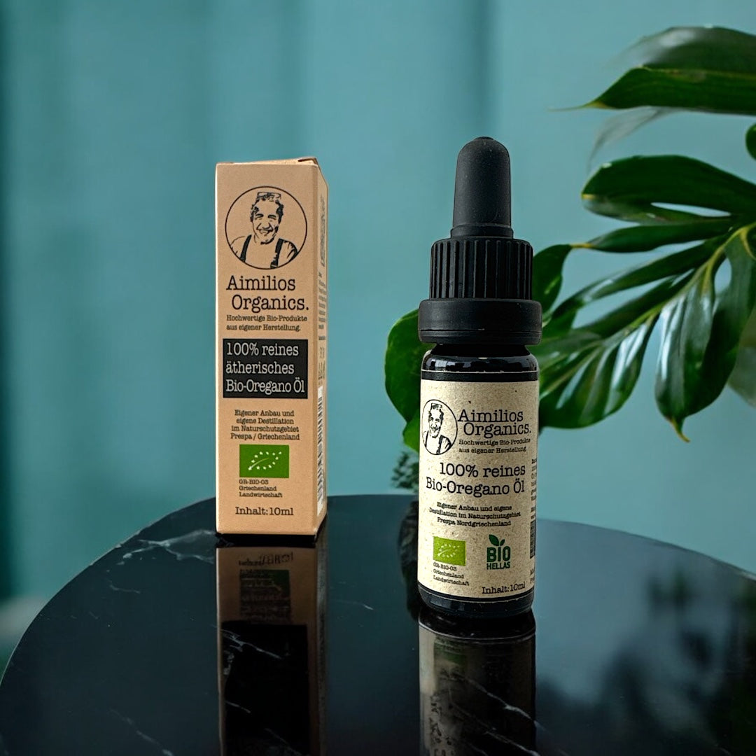 Wild Bio Oregano Öl aus Griechenland mit 80 Prozent Carvacrol