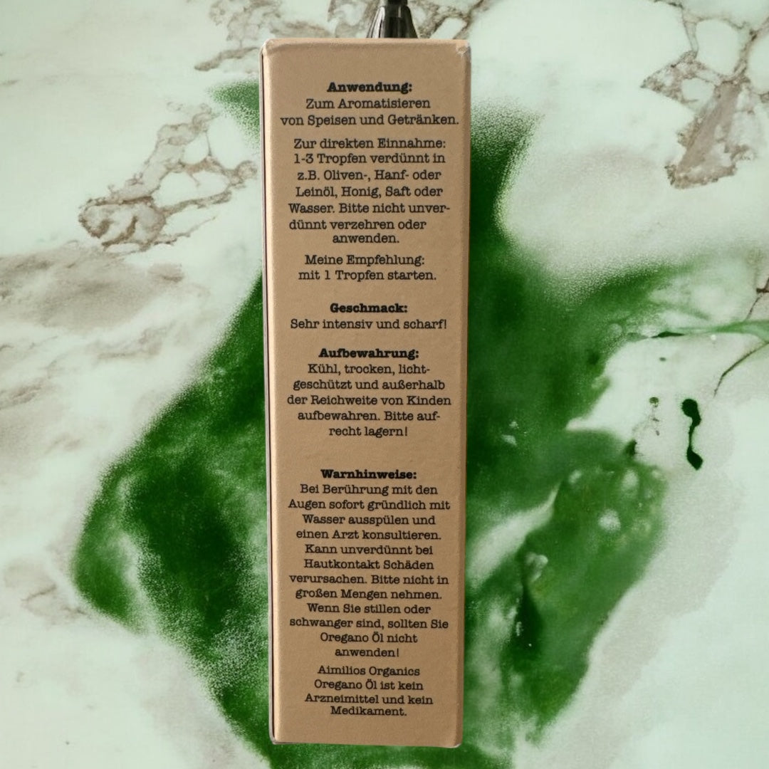 100 % reines Wild-Bio Oregano Öl