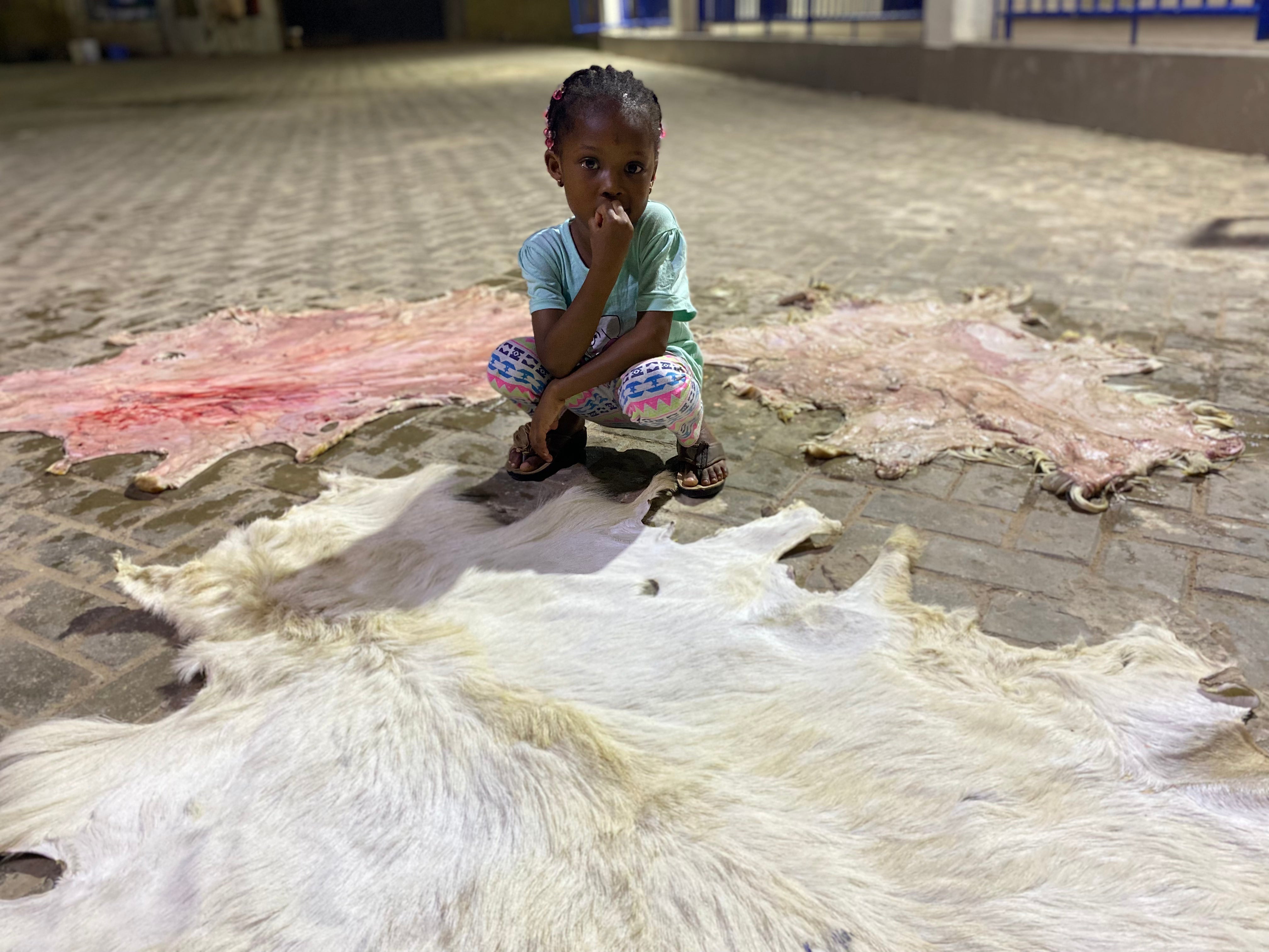 Deko Schaffell, KURBAN - Gebetsteppich African Haussa Style