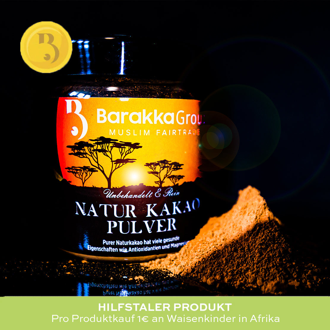 Roher Natur Kakao aus Ghana als vielseitiges Kakaopulver