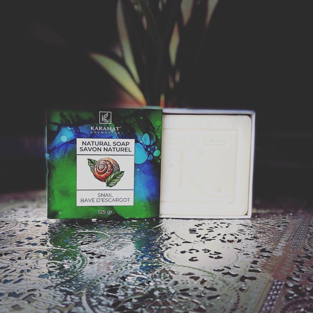 Schnecken Seife fuer sanfte taegliche Reinigung von Gesicht und Koerper