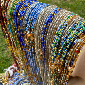 Original afrikanische Bauchketten handgefertigter Schmuck aus Ghana