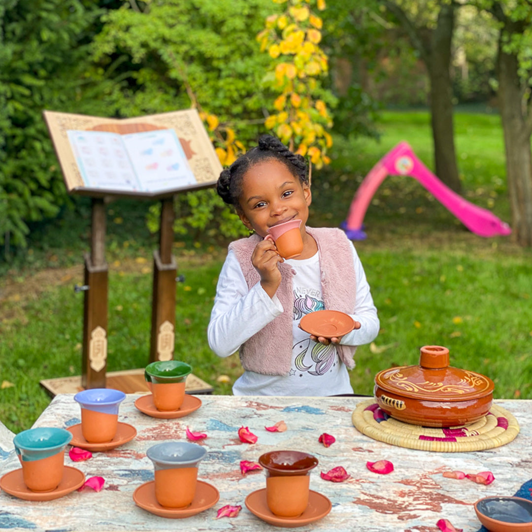 Espresso & Mokka Tassen aus Ton Set