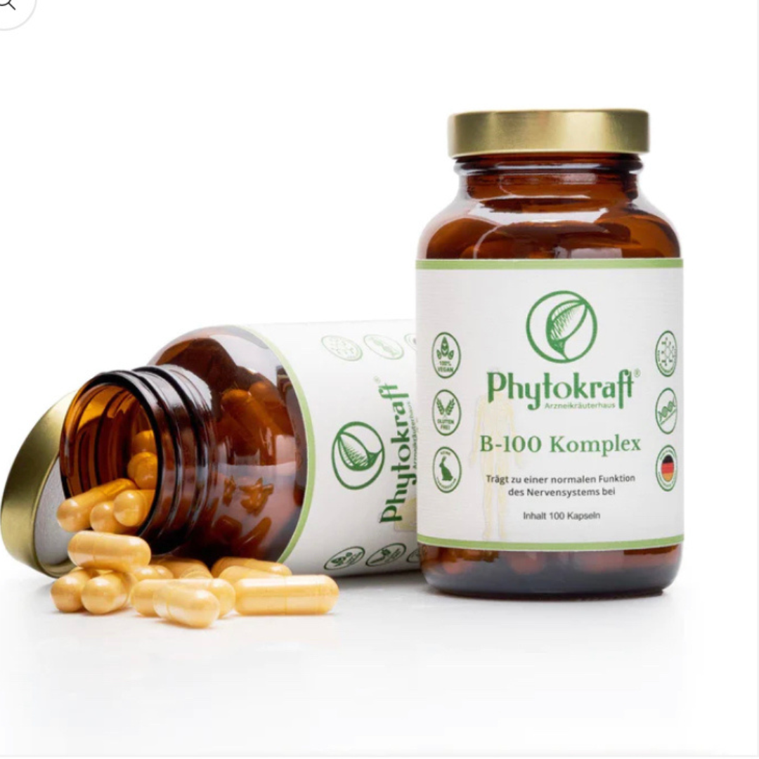 Vitamin B Komplex Sammlung mit 120 Kapseln