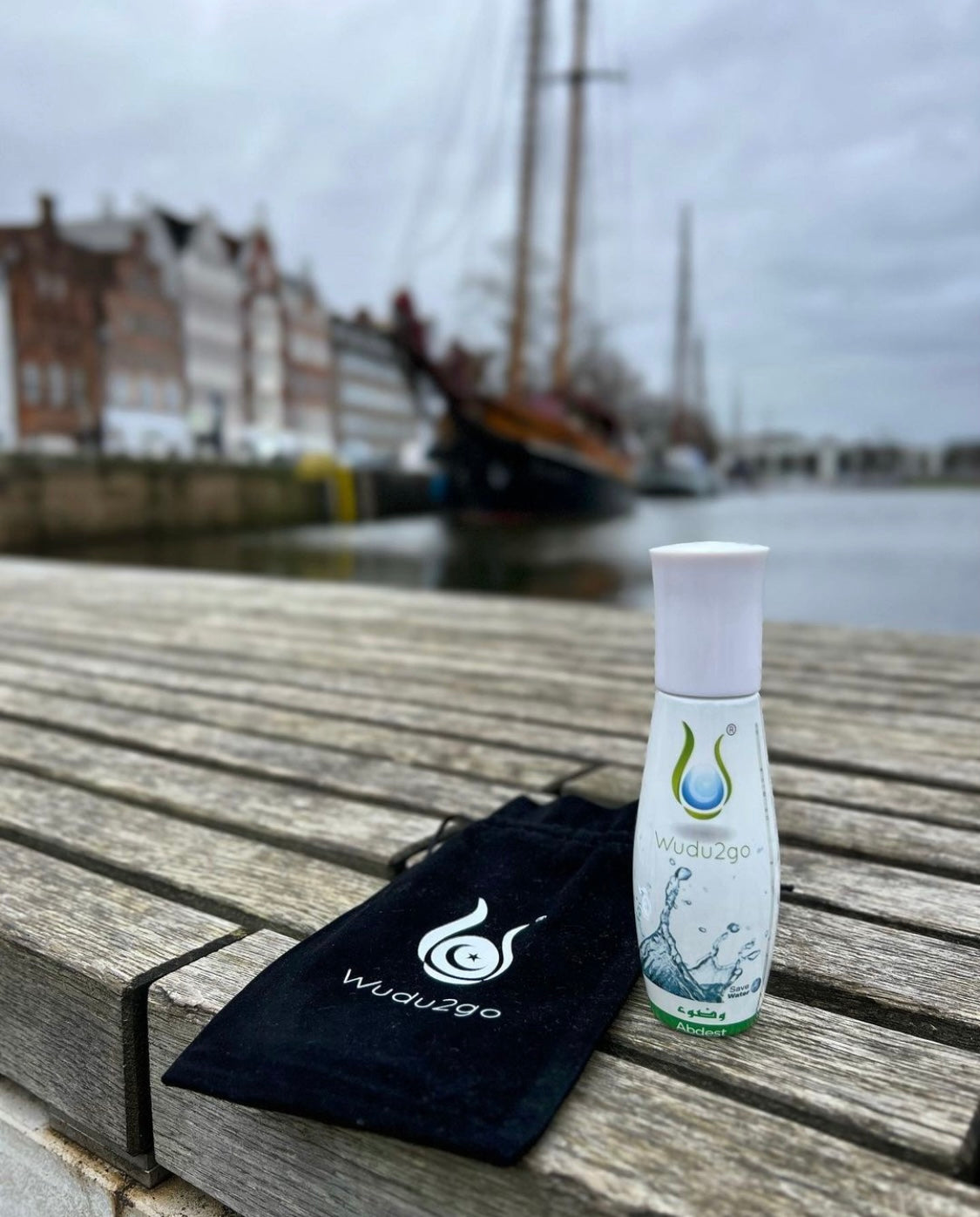 Wudu2Go Abdest Flasche 100 ml mit Beutel