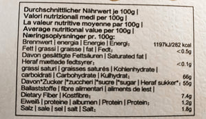 Fermentierte grüne Pflaumen ( Japanische Aprikosen) – Größenvergleich der Verpackung Bio