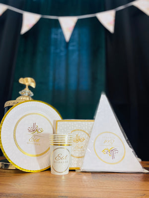 Eid Service Set mit Wandschmuck und Tischdeko