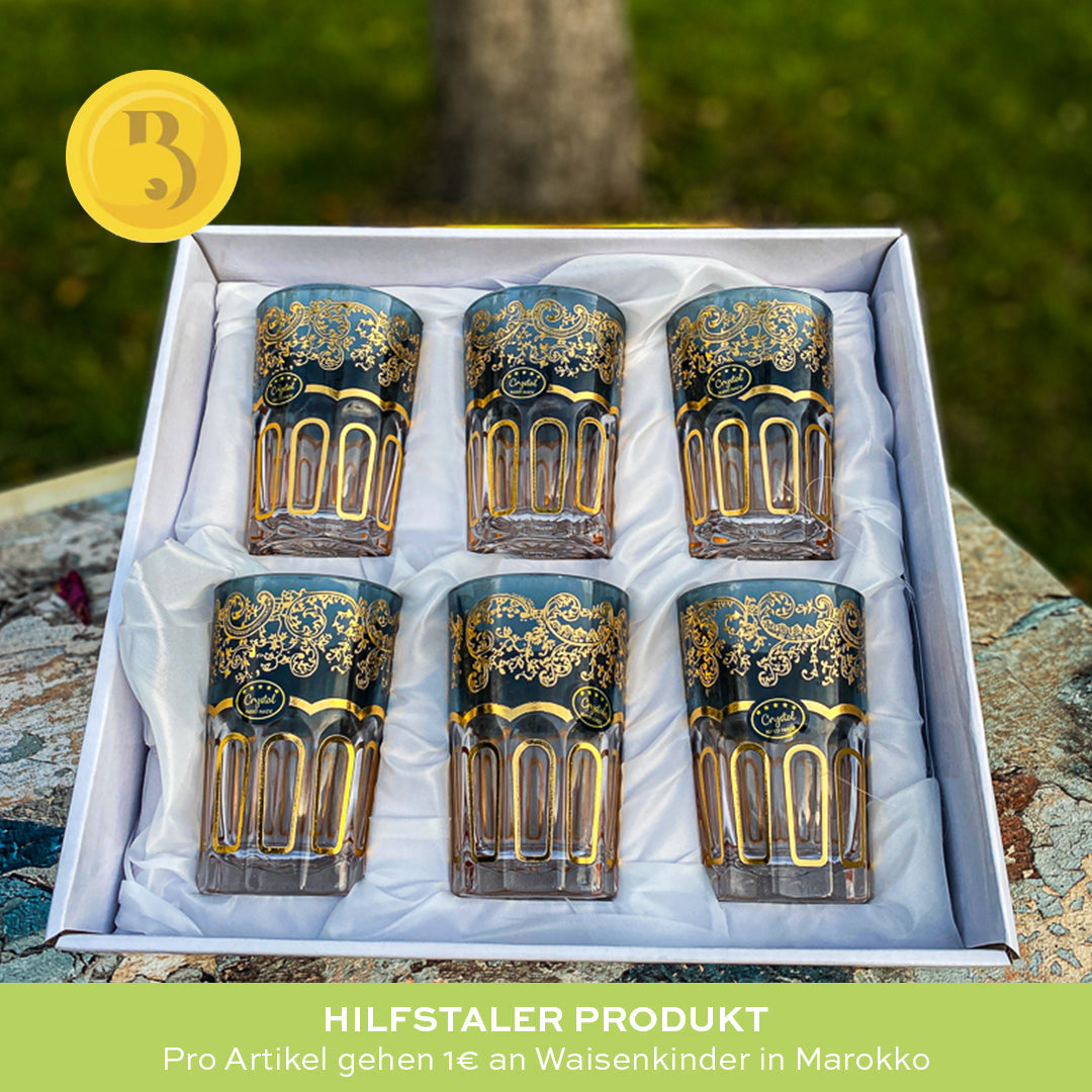 Orientalische Teegläser 6er&12er Set