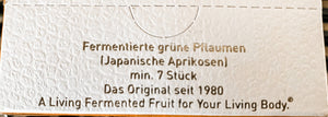 Fermentierte grüne Pflaumen ( Japanische Aprikosen) – Anwendungshinweis Bio