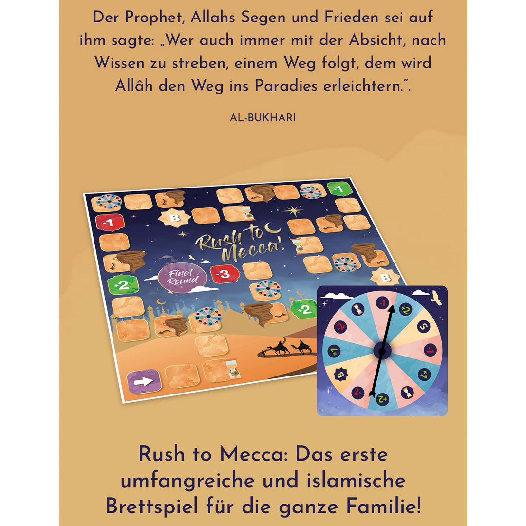 Islamisches Brettspiel - rush to mecca